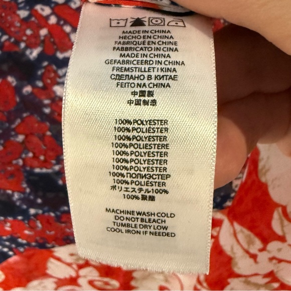 Michael Michael Kors Boho Floral Kimono Poncho‎ Top Floral Sheer Lightweight - Picture 7 of 7